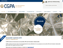 Tablet Screenshot of cgpa.fr
